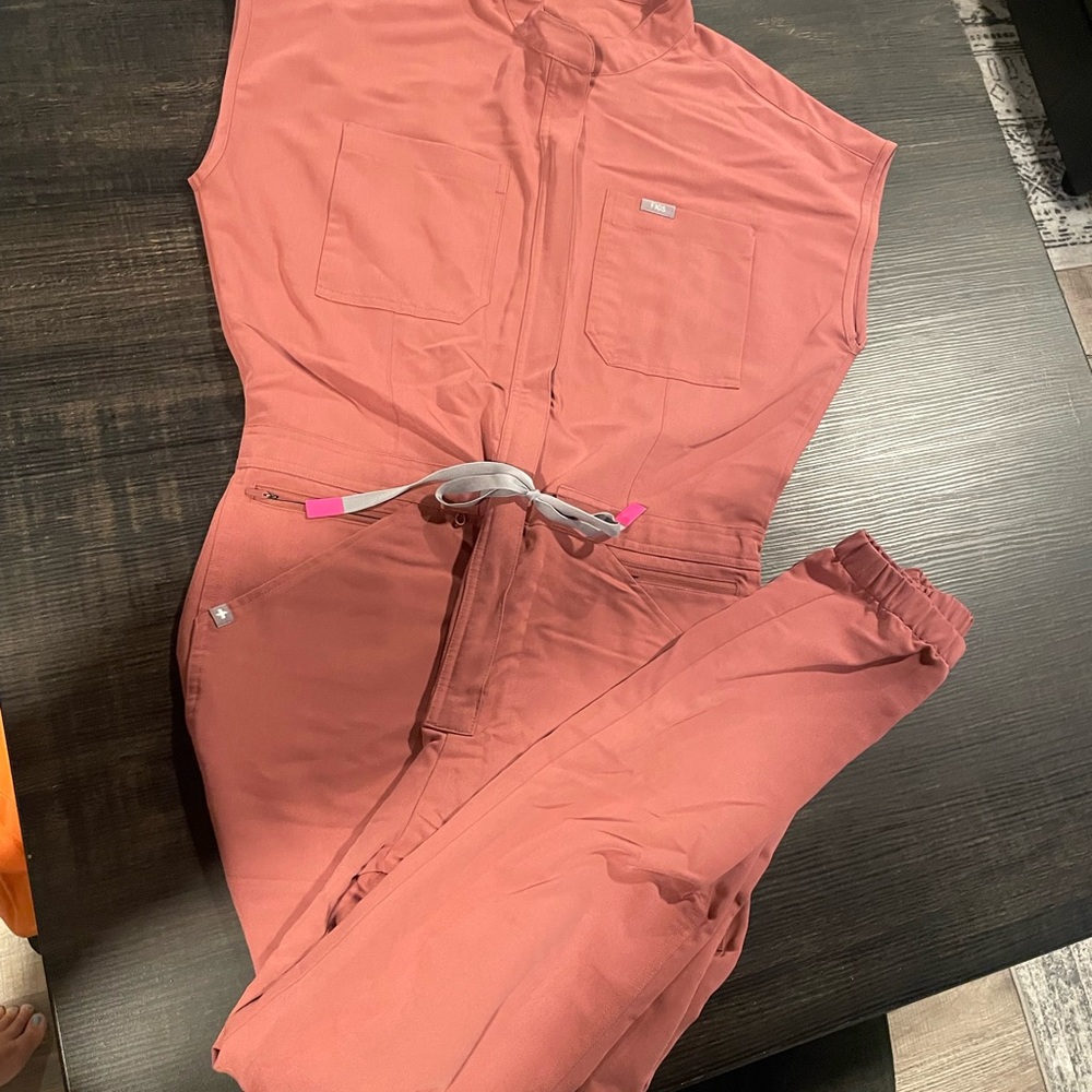 Figs Women's Coral Jumpsuit